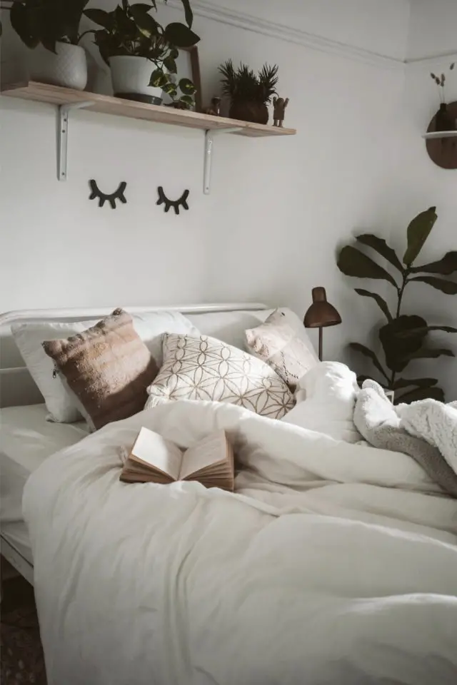 comment choisir parure lit chambre à coucher adulte conseils motifs uni tendance textile lin coton flanelle