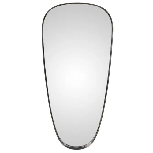 alternative deco miroir rond Miroir en fer H.92cm oblongue