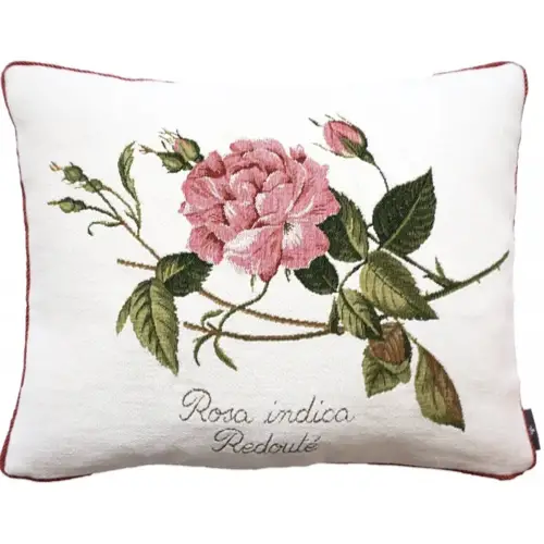 coussin couleur printemps exemple Coussin rosa indica Made in France shabby chic
