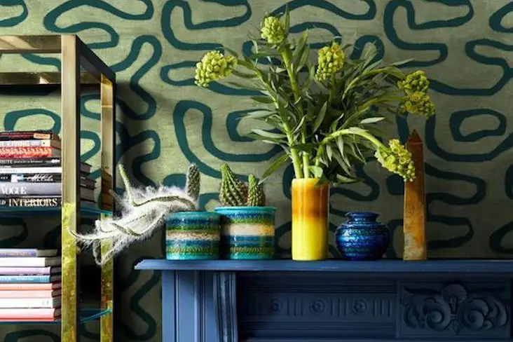 idee deco vert papier peint peinture plante inspiration pour toute la maison moderne vintage classique
