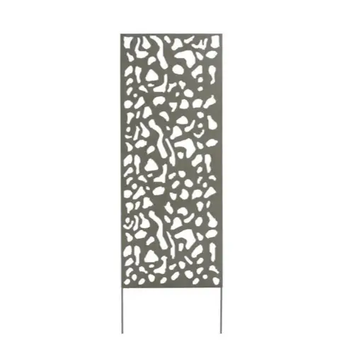 idées déco entrée claustra la redoute Panneau décoratif ajouré en acier motif feuillage