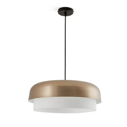 ou trouver luminaire style minimaliste Suspension simple en métal salle à manger sobre épuré élégant