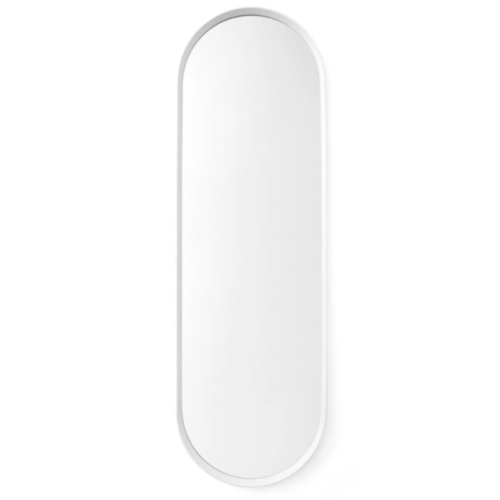 ou trouver miroir oval style minimal Miroir oval Norm encadrement blanc scandinave