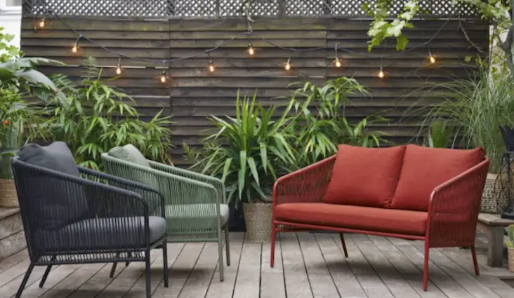 petit jardin balcon canape 2 places couleur moderne terracotta terre cuite