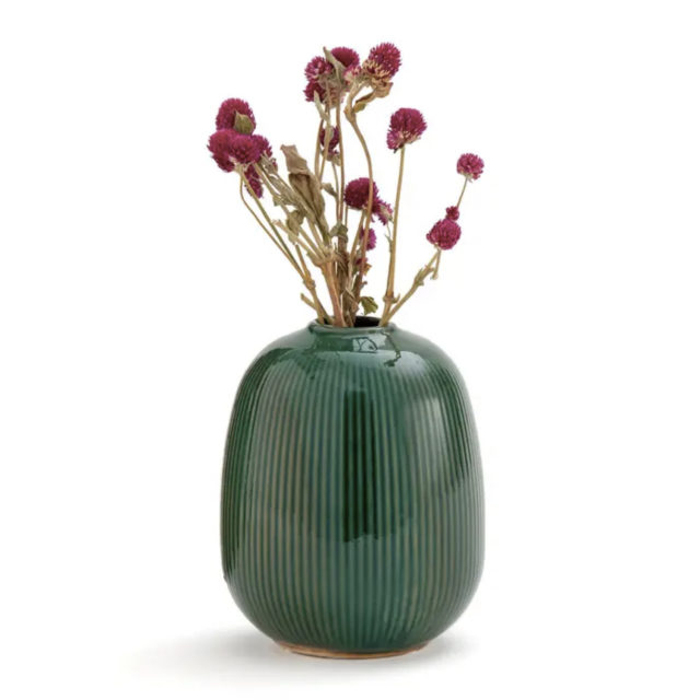 decoration ronde petit prix Vase en céramique H.16 cm