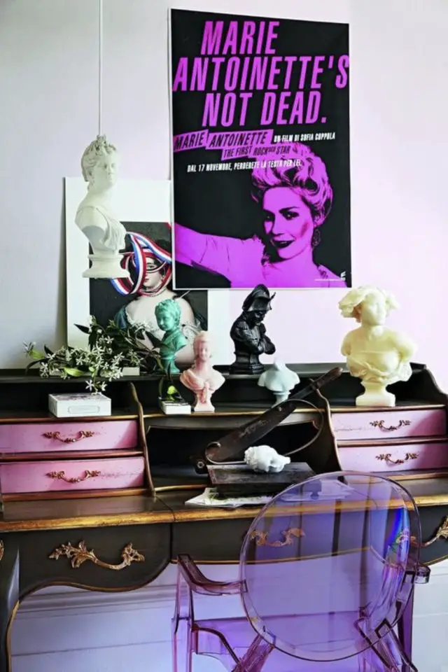 ambiance deco rock dissonance Marie Antoinette is not dead buste statuette