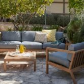 selection meuble jardin en bois salon canapé fauteuil séjour table chaise bois exotique