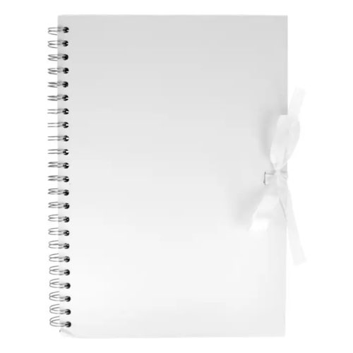 fournitures bullet journal Album en kraft blanc 40 pages A4