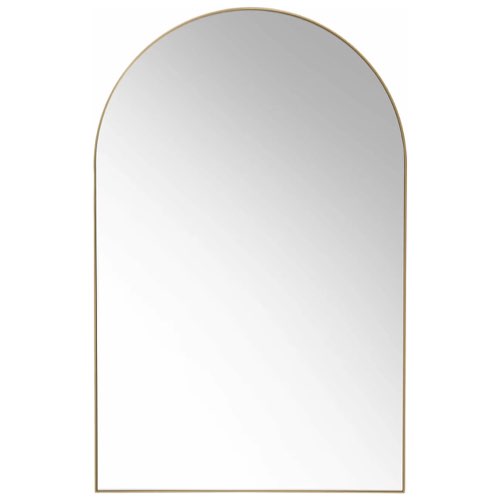 miroir design salle de bain deux vasques Miroir en laiton brossé Arch - HKliving