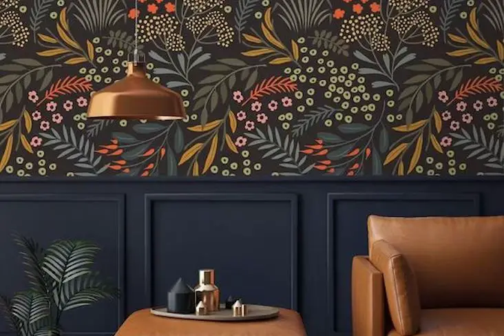 selection papier peint fleuri moderne et classique idee decoration murale