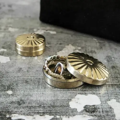 ou trouver petit rangement design salle de bain Rangement Mini Brass pratique voyage rangement bijoux