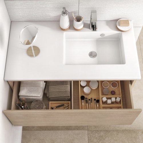 ou trouver petit rangement pas cher salle de bain 4 boites de rangement bambou organisation tiroir