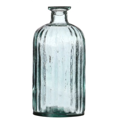 objet decoratif a offrir petit budget Vase Rond en Verre Recyclé - 10x10x20cm
