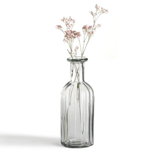 objet decoratif en verre pas cher Vase en verre H19,5cm