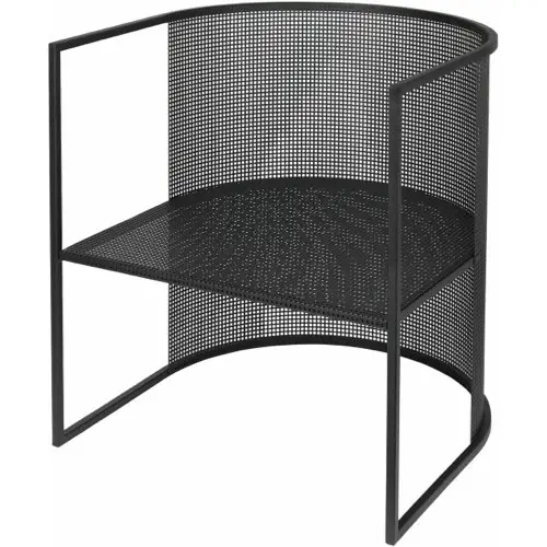 deco et meuble esprit bauhaus Chaise longue noire Bauhaus