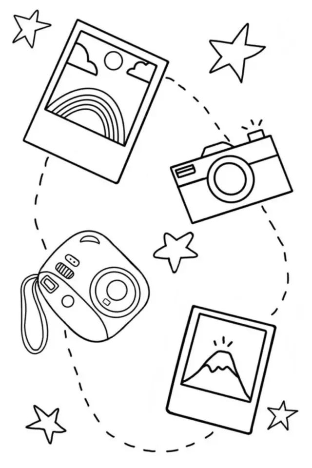 exemple petit dessin decoration journal voyage association doodle photo souvenirs
