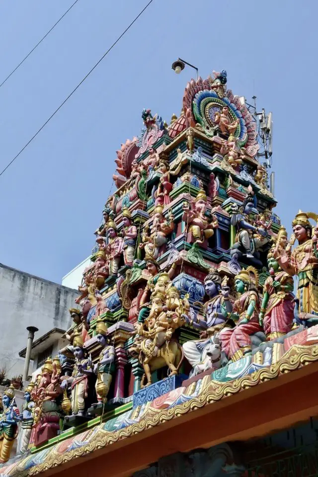 inde du sud incontournables tamil nadu Chennai temple tamoule couleur hindouisme