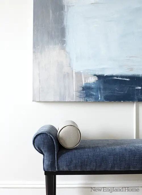 décors salon bleu gris