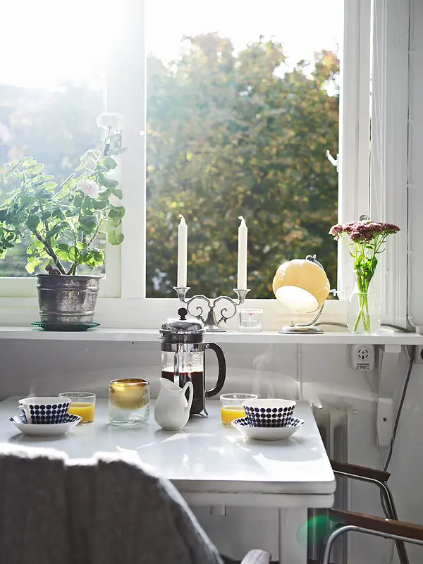 décoration cuisine café table