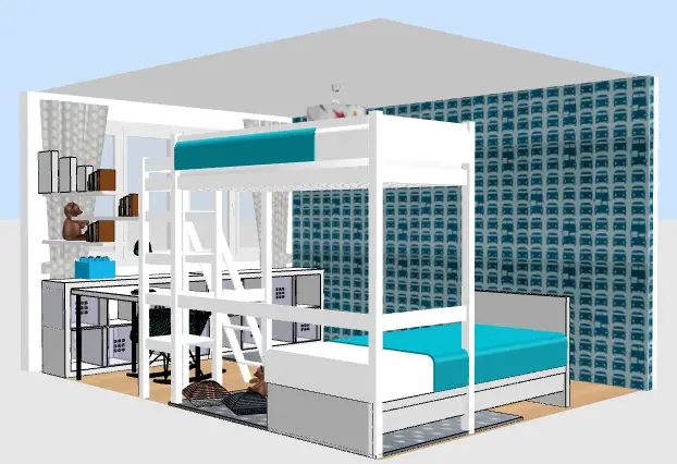 P1 vue coupée ppeint