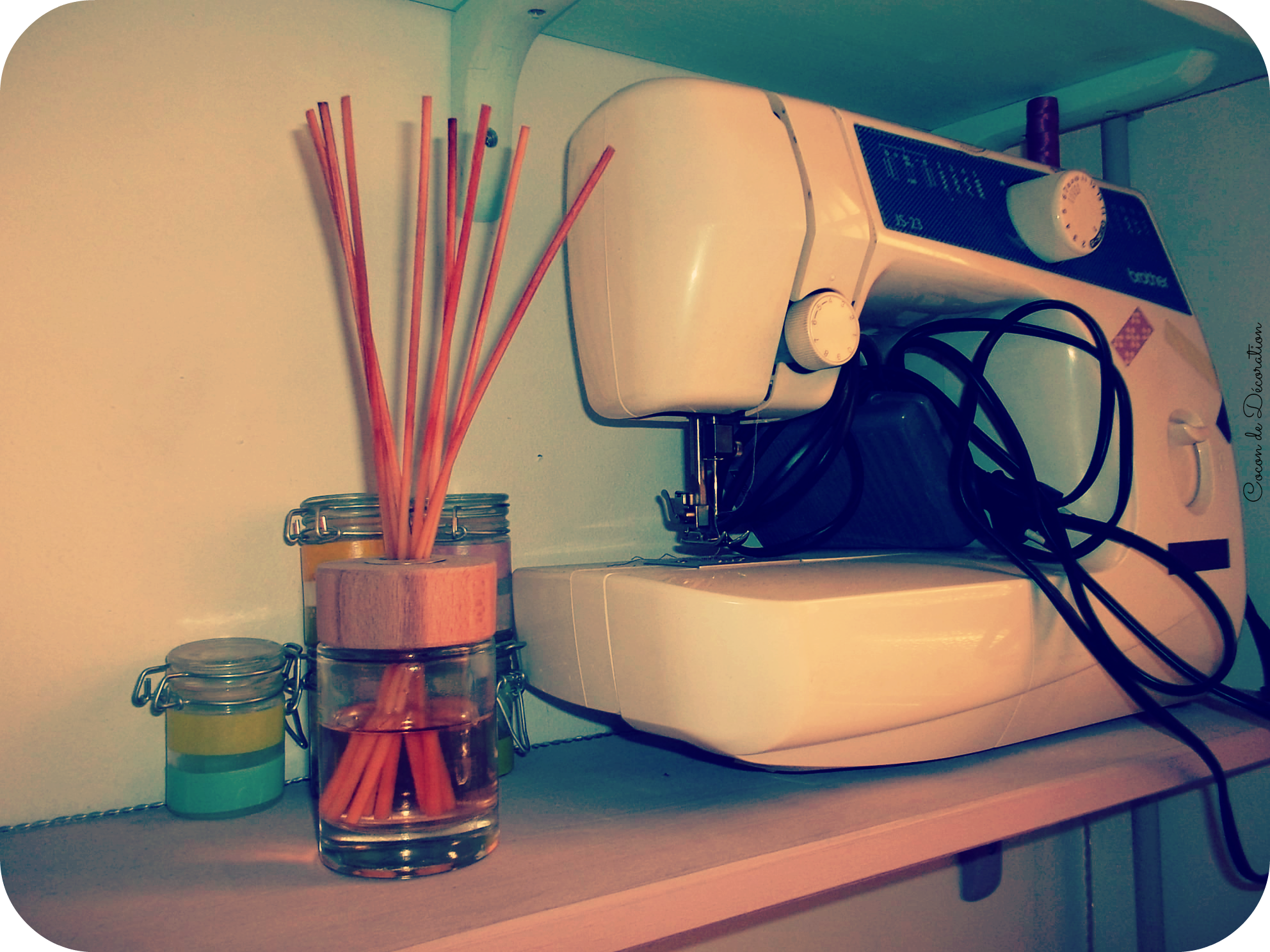 machine à coudre déco bureau