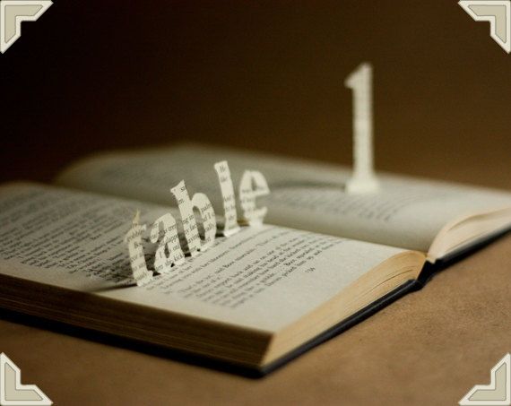 numero de table idée livre