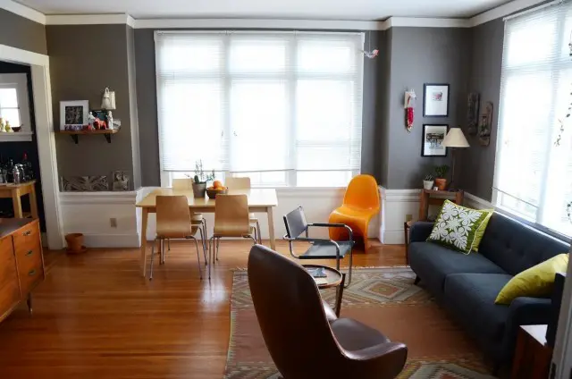 salle à manger ouverte sur le salon