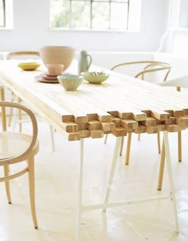 table salle à manger handmade