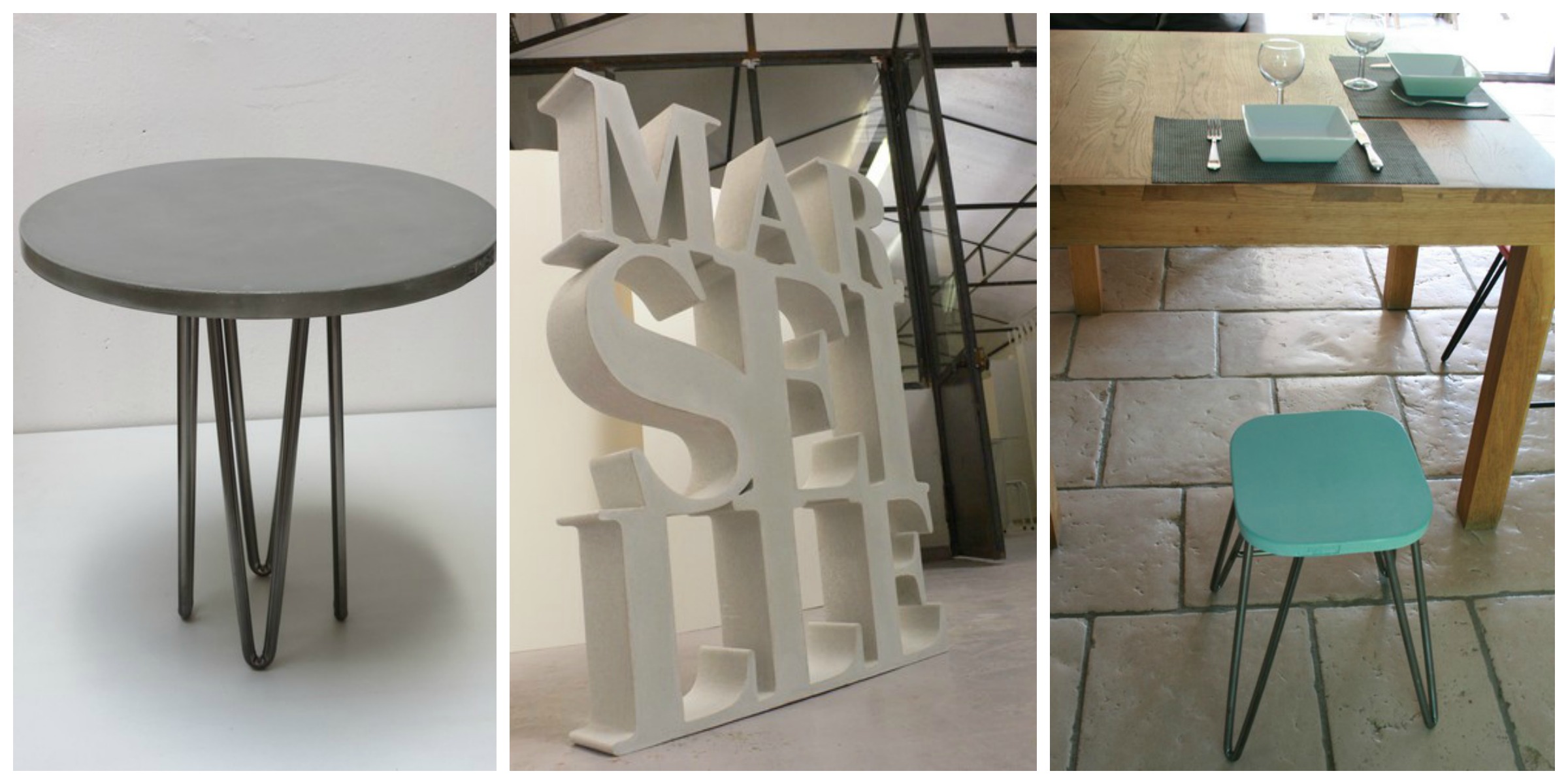 creatrices mobilier et deco en beton france