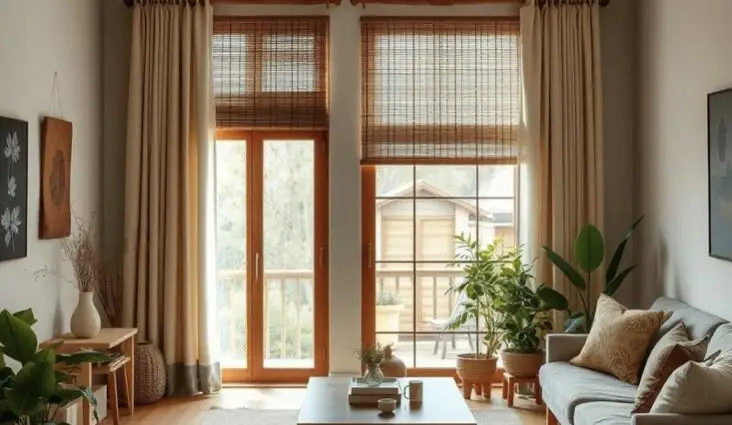 décoration salon store fenêtre idées modernes