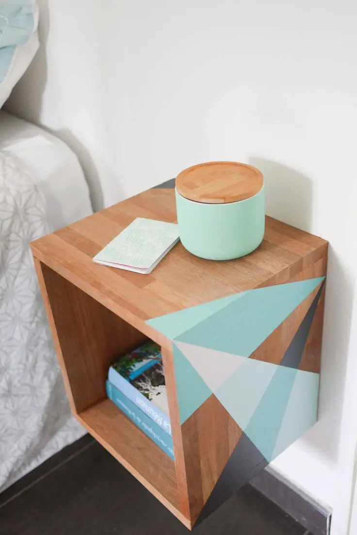 diy chambre table de chevet