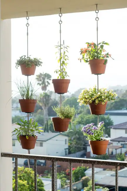 idee plante suspendue balcon exterieur