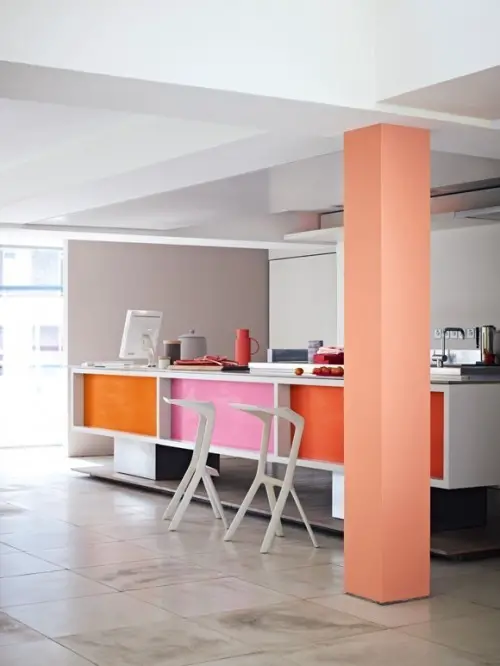 cuisine blanche et couleur feminine cuisine blanche et couleur feminine