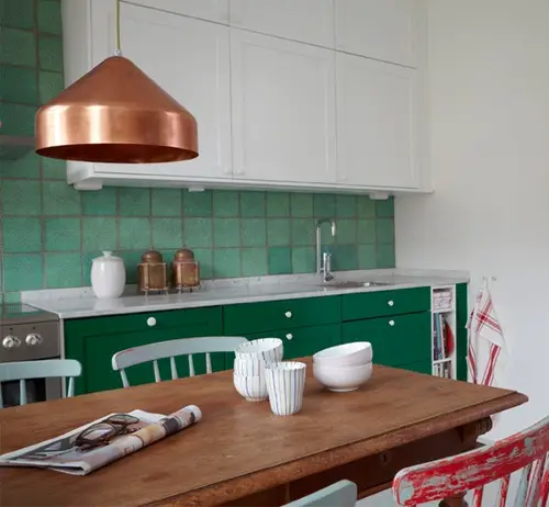 cuisine blanche et verte cuisine blanche et verte