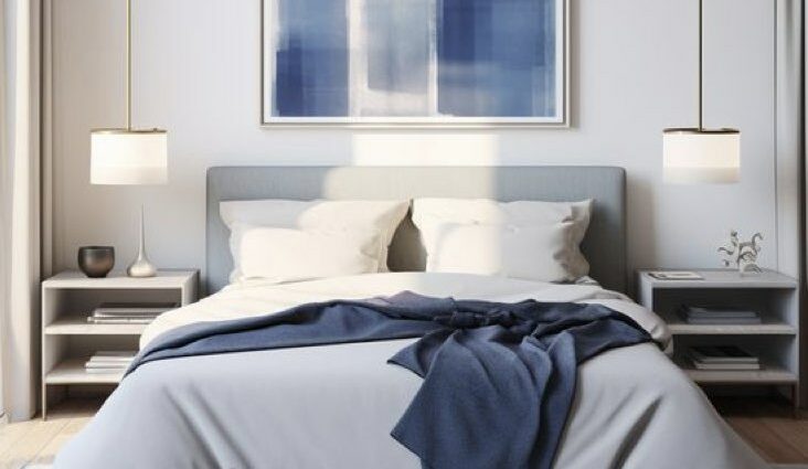 deco chambre grise exemple idée à copier décor moderne