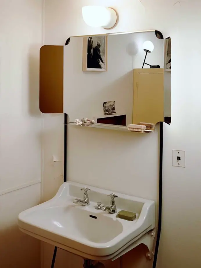 salle de bain deco miroir contemporain
