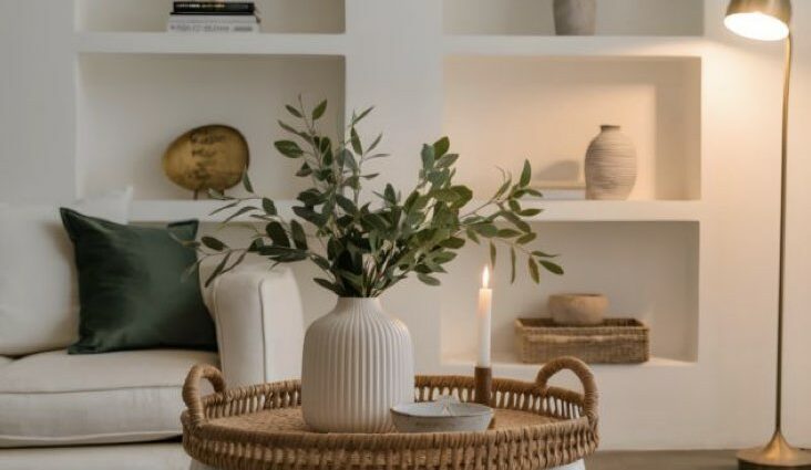 idée déco mur salon étagère inspiration déco pièce de vie