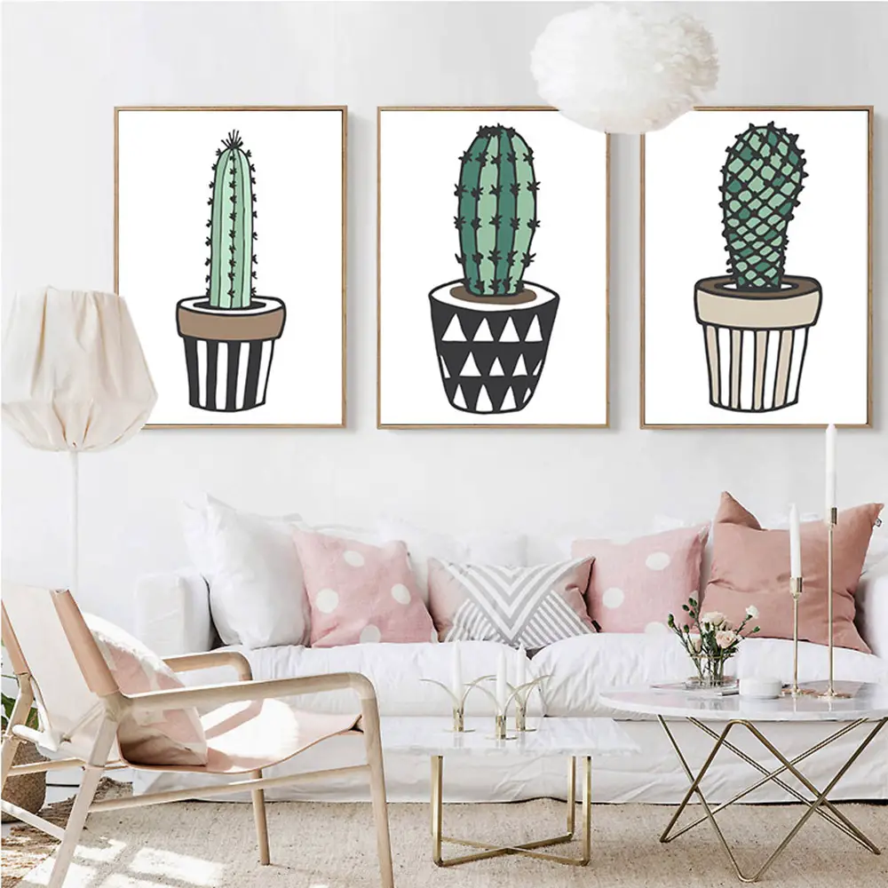 deco cactus inspiration cadre