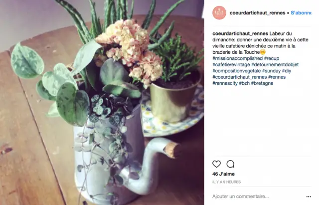 deco recup vintage vase instagram