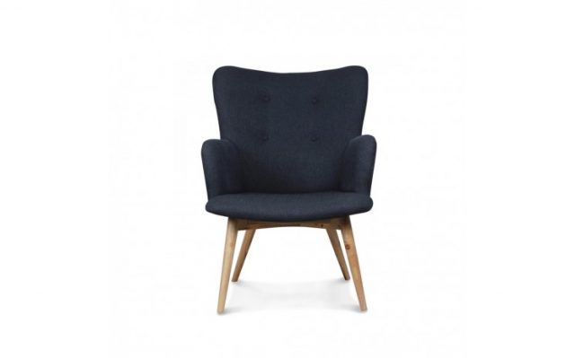 fauteuil scandinave anthracite