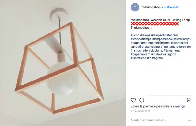 deco suspension bois minimaliste instagram