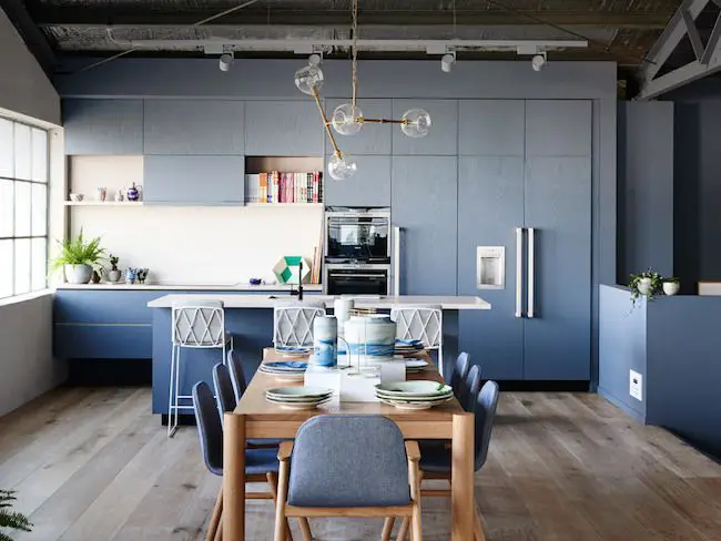idee deco cuisine bleue inspiration