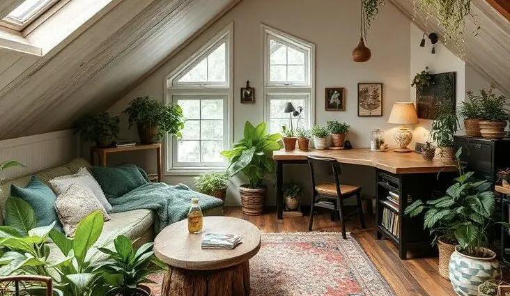 salon combles idées aménagement inspirantes