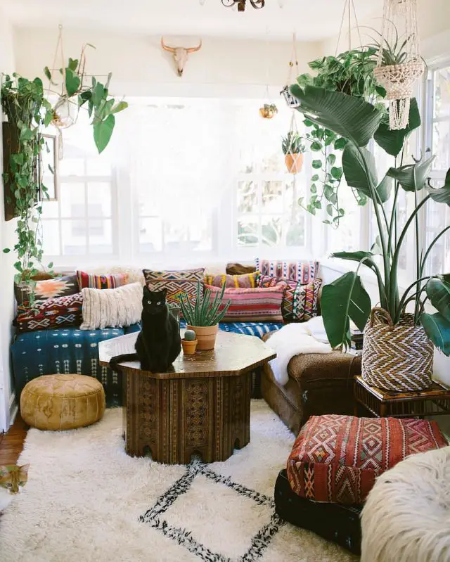 boho chic decoration salon