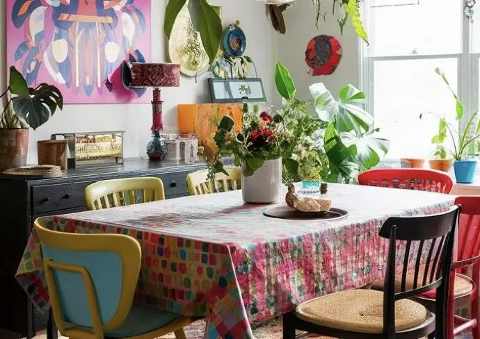déco salle à manger bohème chic idées inspirations