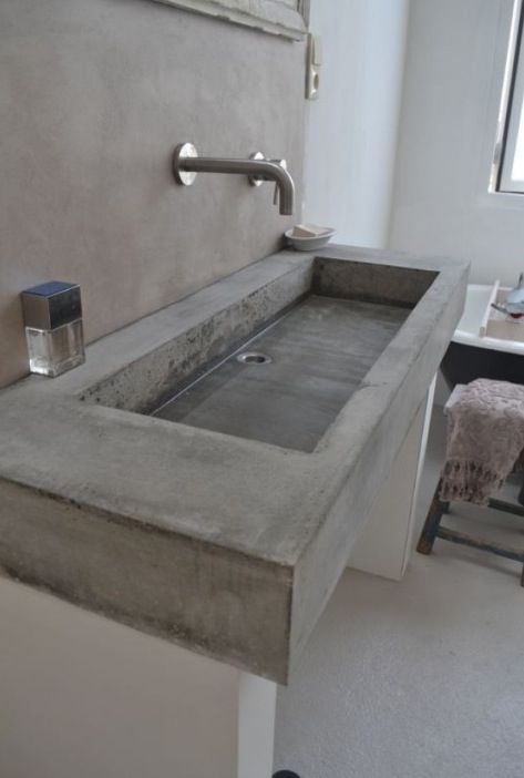 vasque beton deco wabi sabi
