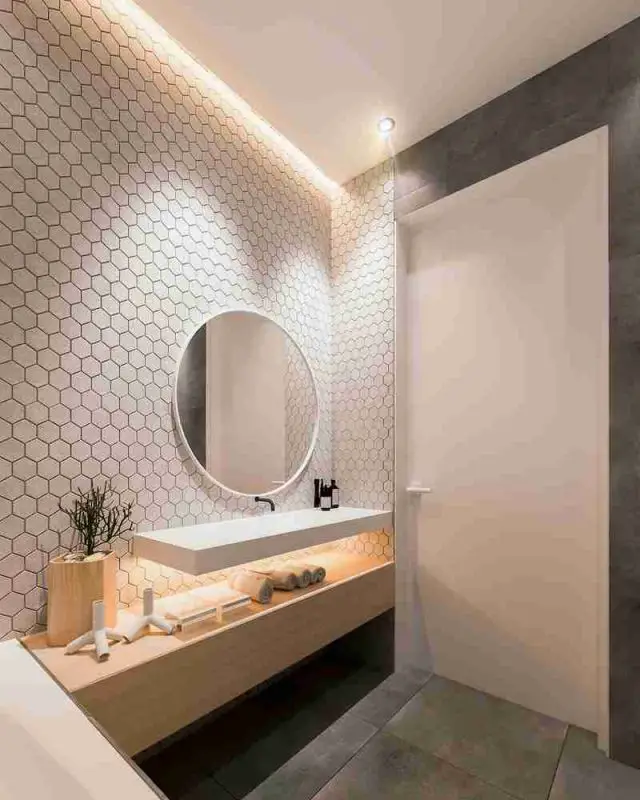 idee deco salle de bain minimaliste rangements