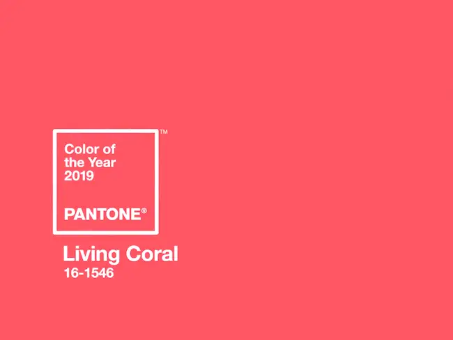 couleur deco pantone 2019 living coral