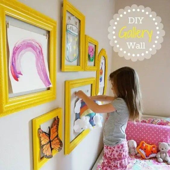 decoration mur chambre montessori idee