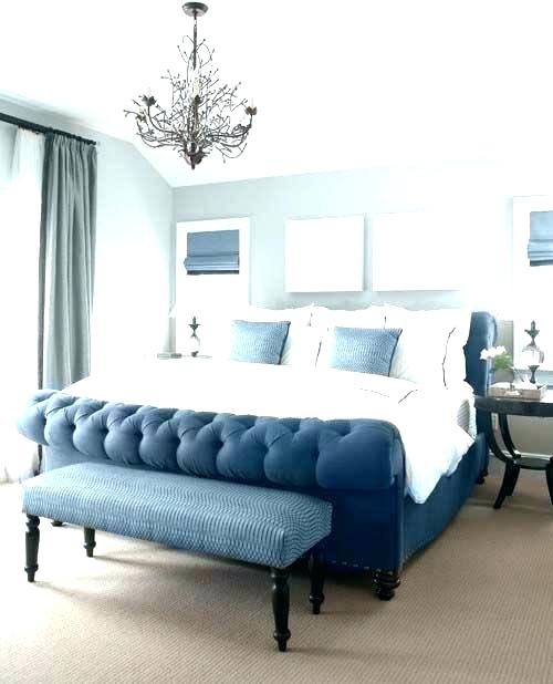chambre classique decoration bleue
